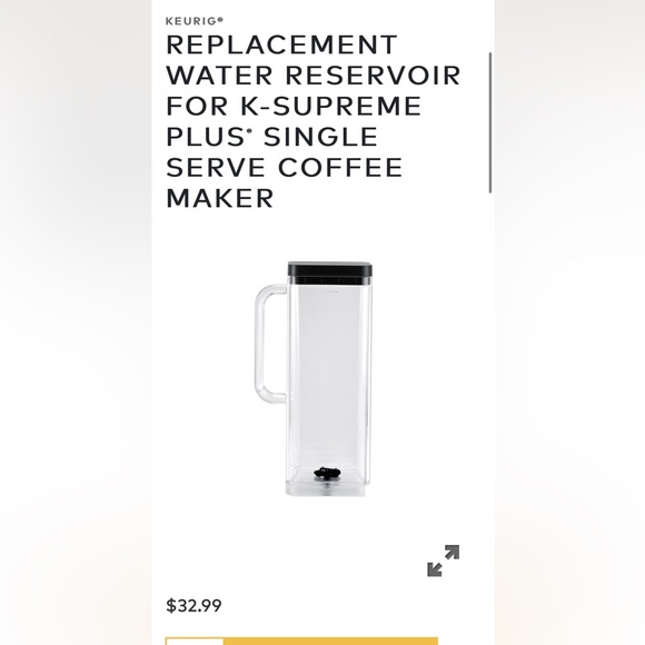 Keurig K-Supreme Plus replacement parts:water reservoir,water filter & drip tray - Picture 4 of 6